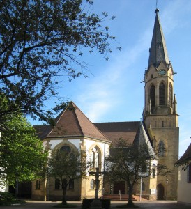 Evang. Stadtkirche Merianstr. 20, 76646 Bruchsal-Heidelsheim Weiterer Eingang von der Wettgasse aus